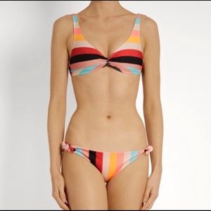 Solid and Striped Jane Bikini sz L